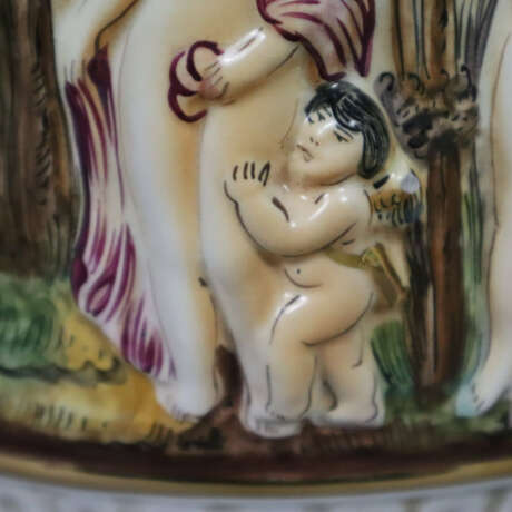 Cachepot / Blumenübertopf - G.B.R. Capodimonte, It… - Foto 4