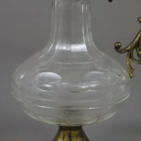 Kleine Karaffe - 19. Jh. / um 1900, Glas, geschlif… - photo 4