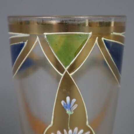 Ein Paar Gläser - Böhmen, teils eingefärbtes Glas,… - photo 2