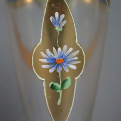 Ein Paar Gläser - Böhmen, teils eingefärbtes Glas,… - photo 3