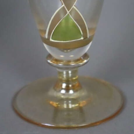 Ein Paar Gläser - Böhmen, teils eingefärbtes Glas,… - photo 4