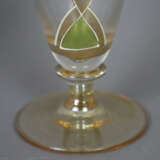 Ein Paar Gläser - Böhmen, teils eingefärbtes Glas,… - photo 4
