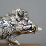 Silberfigur "Wildschwein" - 835er Silber (unter de… - photo 3