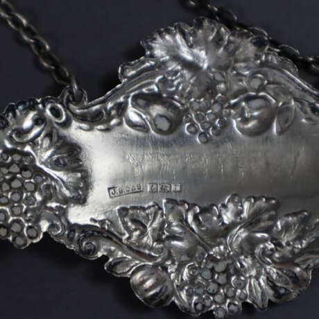 Zwei Flaschenschilder mit Ketten - Sterlingsilber,… - Foto 5