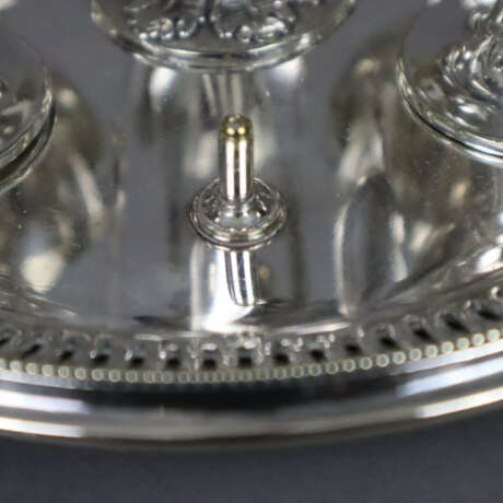 Eierbecherset für 6 Personen - Metall versilbert, … - Foto 9