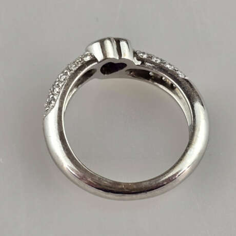 Rubin-Diamant-Goldring - Rodney Rayner, Weißgold 7… - фото 5