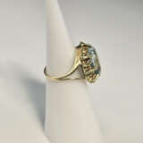 14K-Aquamarinring - Gelbgold 585/000, gestempelt, … - фото 3