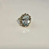 14K-Aquamarinring - Gelbgold 585/000, gestempelt, … - фото 4