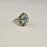 14K-Aquamarinring - Gelbgold 585/000, gestempelt, … - фото 5