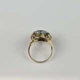 14K-Aquamarinring - Gelbgold 585/000, gestempelt, … - фото 7