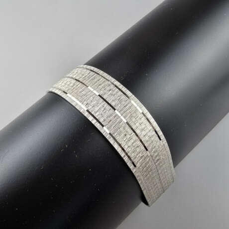 14K-Manschettenarmband - Weißgold 585/000, gestemp… - фото 2