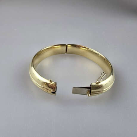 14K-Goldarmreif - Gelbgold 585/000, gestempelt 14K… - фото 3