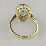 Prunkvoller Topasring mit Diamanten- Gelbgold 750/… - photo 4