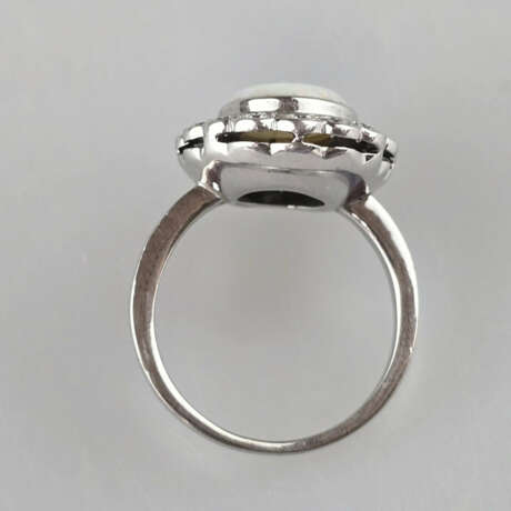 Opal-/Diamantring - Weißgold 585/000 (14 K), geste… - photo 4
