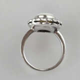 Opal-/Diamantring - Weißgold 585/000 (14 K), geste… - photo 4