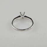 18K-Solitärring - Weißgold 585/000 (14K), gestempe… - фото 5