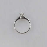 18K-Solitärring - Weißgold 585/000 (14K), gestempe… - фото 6