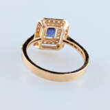Saphirring mit Diamanten in Roségold - Roségold 58… - фото 6