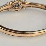 Antike 14K-Armspange mit Solitärbesatz - Roségold … - Foto 5