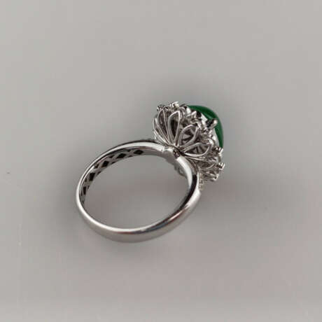 18K-Jadering mit Saphiren - Weißgold 750/000 (18K)… - фото 6