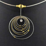 Design-Reifcollier mit Platin und Gold - Goldschmi… - фото 1