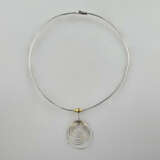 Design-Reifcollier mit Platin und Gold - Goldschmi… - фото 3