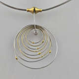 Design-Reifcollier mit Platin und Gold - Goldschmi… - фото 4