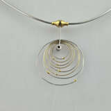 Design-Reifcollier mit Platin und Gold - Goldschmi… - фото 5