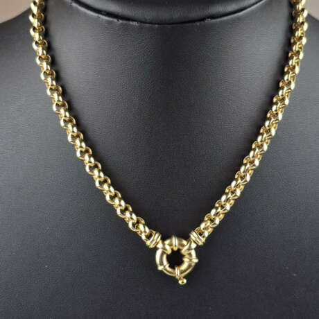 14K-Goldcollier - Gelbgold 585/000, gestempelt, au… - photo 2