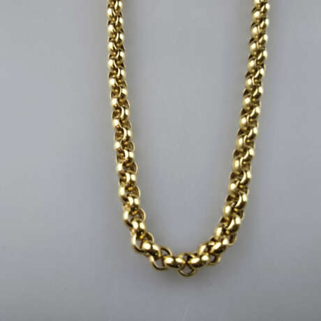 14K-Goldcollier - Gelbgold 585/000, gestempelt, au… - photo 4