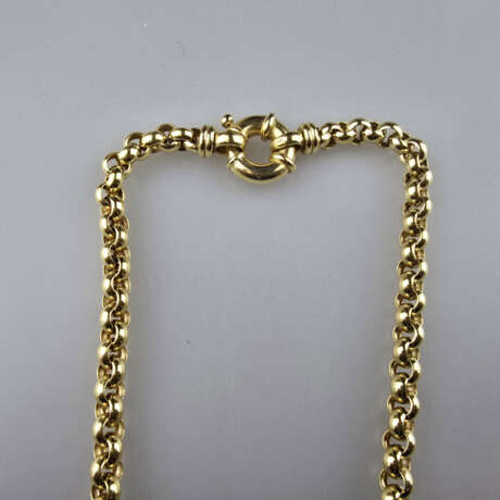 14K-Goldcollier - Gelbgold 585/000, gestempelt, au… - photo 5