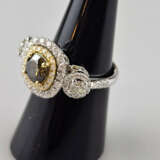 Prächtiger 18K-Goldring mit üppigem Diamantenbesat… - photo 4