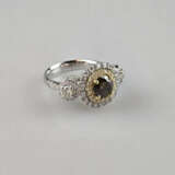 Prächtiger 18K-Goldring mit üppigem Diamantenbesat… - photo 5