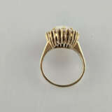 Opalring mit Diamanten- Gelbgold 585/000 (14 K), g… - photo 7
