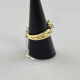 18K-Diamantring - Gelb-/Weißgold 750/000 (18K), ge… - photo 2