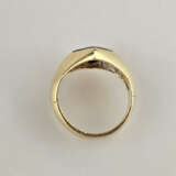 14 K-Goldring mit Diamanten - Gelbgold 585/000, ge… - photo 5
