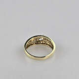 Diamantring - Gelbgold 585/000, zentraler Diamant … - фото 5