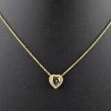 Diamant-Herzanhänger von über 1,00 ct. an zarter K… - фото 2