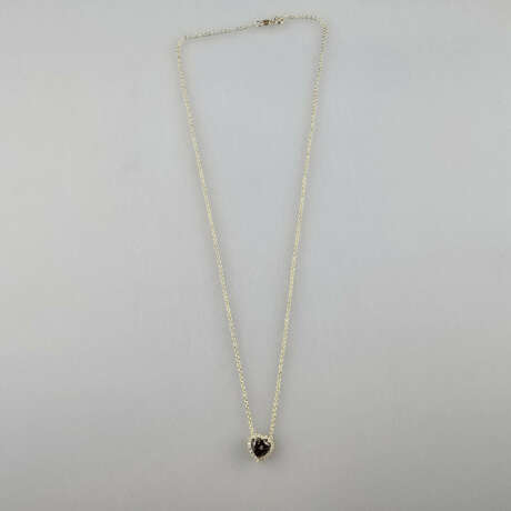 Diamant-Herzanhänger von über 1,00 ct. an zarter K… - фото 3