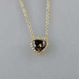 Diamant-Herzanhänger von über 1,00 ct. an zarter K… - фото 4