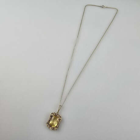 Goldanhänger mit Kette - Gelbgold 585/000, geprüft… - Foto 3