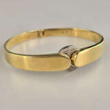Eleganter 14K-Armreif mit Diamantbesatz - Gelb-/We… - photo 2