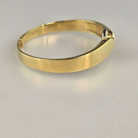 Eleganter 14K-Armreif mit Diamantbesatz - Gelb-/We… - photo 3