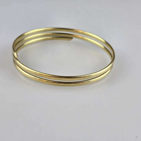 18K-Goldarmreif in Form einer Spirale - Gelbgold 7… - Foto 3