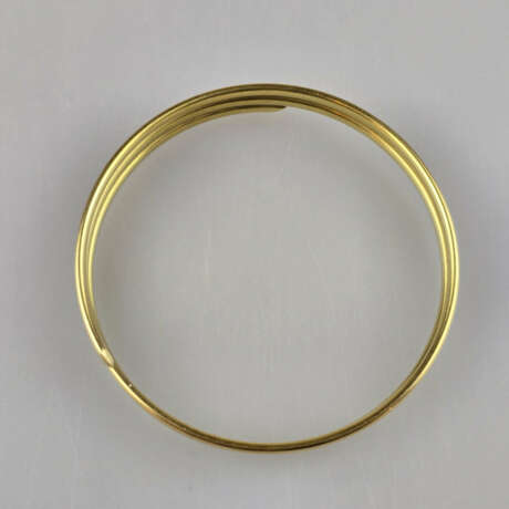 18K-Goldarmreif in Form einer Spirale - Gelbgold 7… - Foto 4