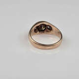 Brillant-Goldring - Rotgold 585/000, punziert, zen… - photo 6