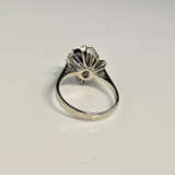 18K-Diamantring mit Rubin/ Saphirbesatz - Weißgold… - фото 5