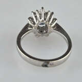 Saphirring mit Diamanten- Weißgold 585/000 (14 K),… - фото 5