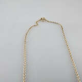 Granatcollier - Ketten Gelbgold 375/000 (9K), mitt… - photo 3