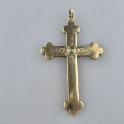 Antiker Goldanhänger - 585/000 Gelbgold (14K), "58…